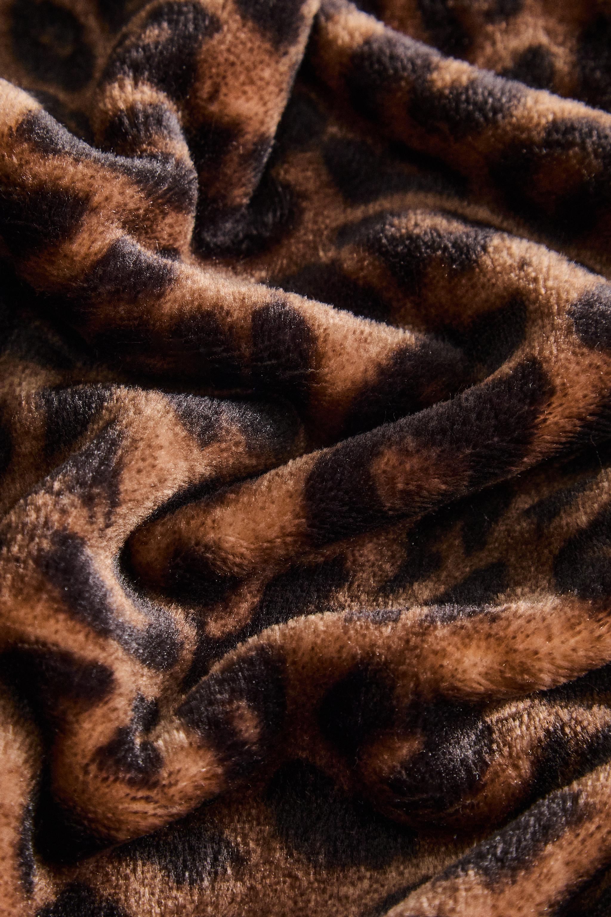 LEOPARD FLEECE BLANKET